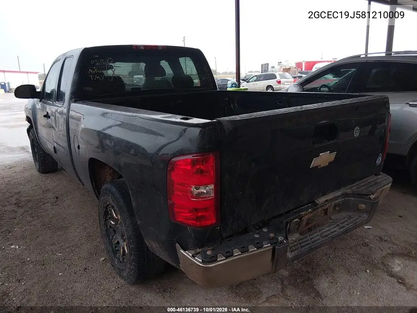 2008 CHEVROLET SILVERADO VIN 2GCEC19J581210009 — фото 3