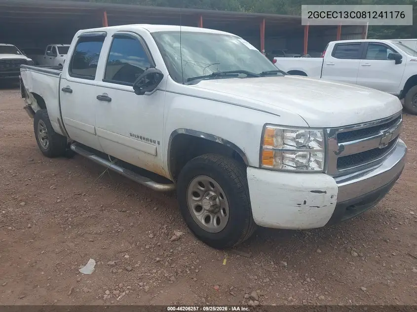 CHEVROLET SILVERADO 2008, VIN 2GCEC13C081241176