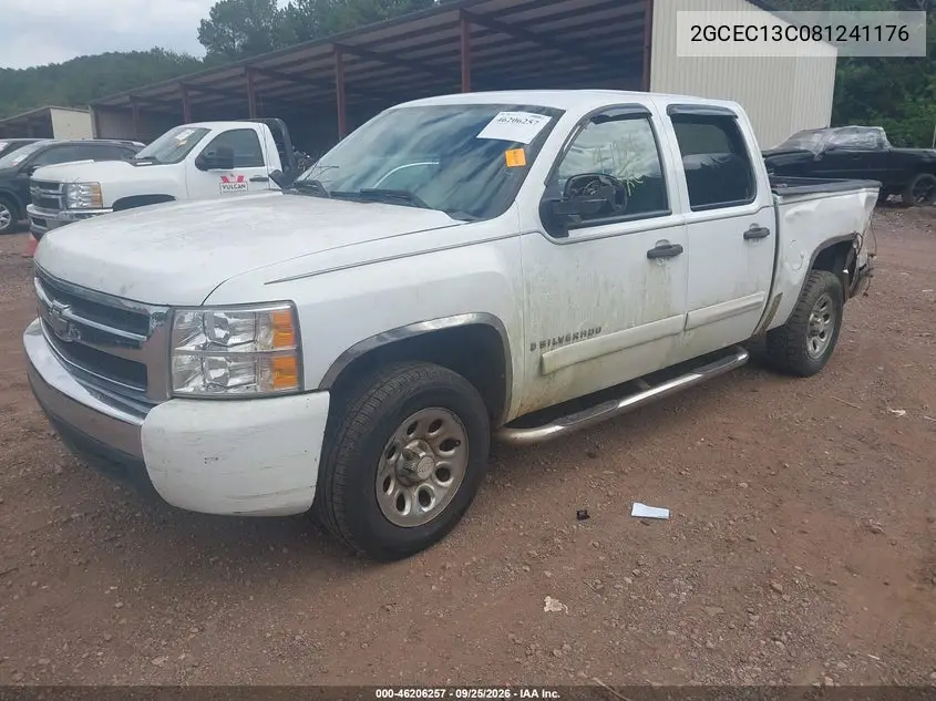 2008 CHEVROLET SILVERADO VIN 2GCEC13C081241176 — фото 2