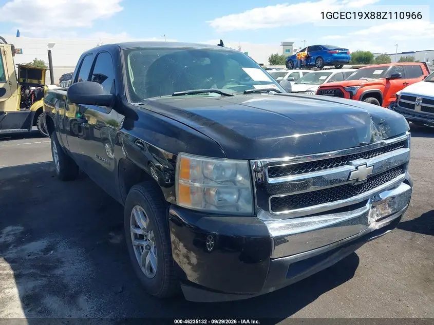 CHEVROLET SILVERADO 2008, VIN 1GCEC19X88Z110966