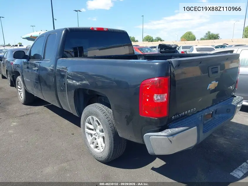 2008 CHEVROLET SILVERADO VIN 1GCEC19X88Z110966 — фото 3