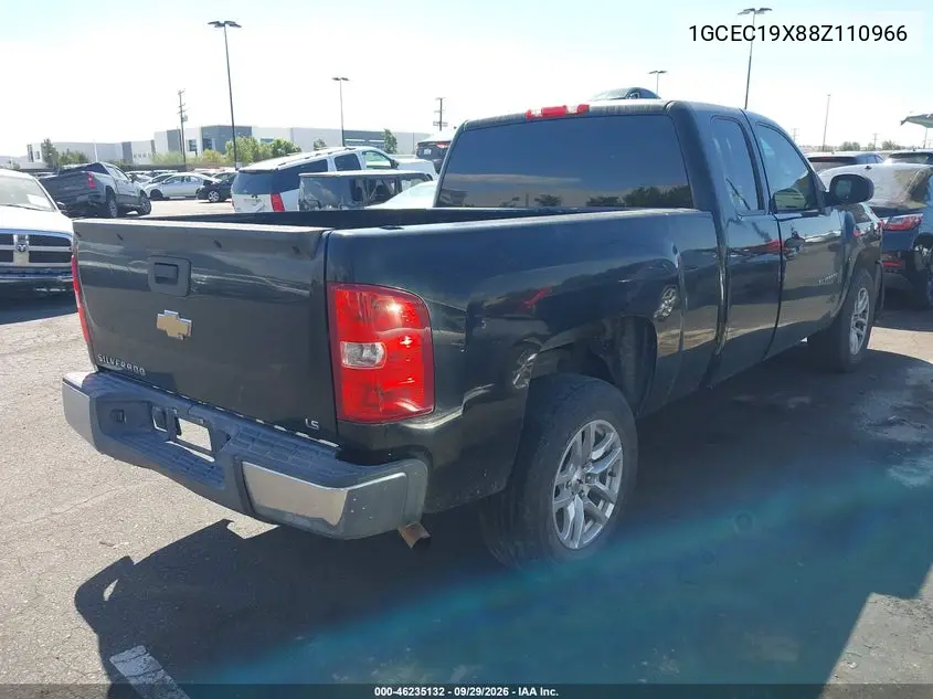 2008 CHEVROLET SILVERADO VIN 1GCEC19X88Z110966 — фото 4