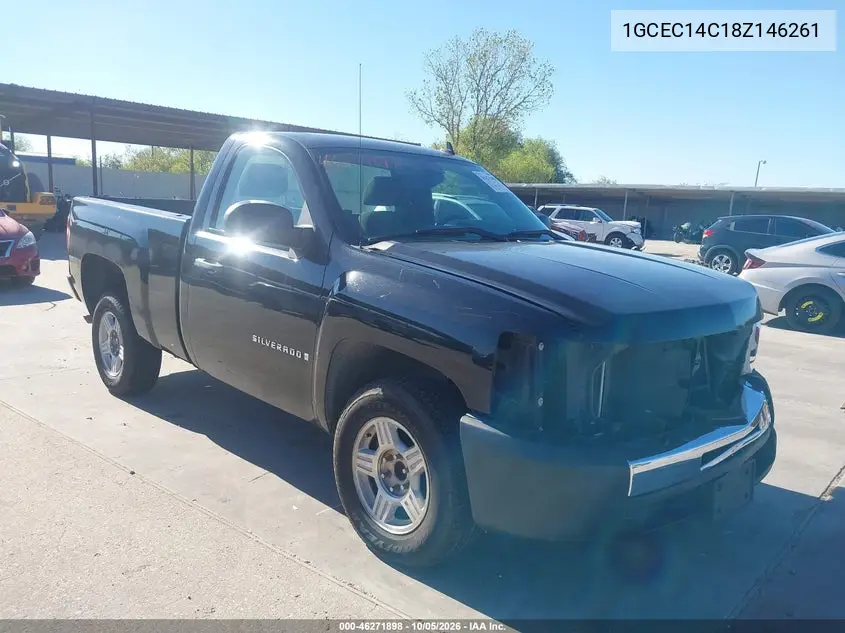 CHEVROLET SILVERADO 2008, VIN 1GCEC14C18Z146261