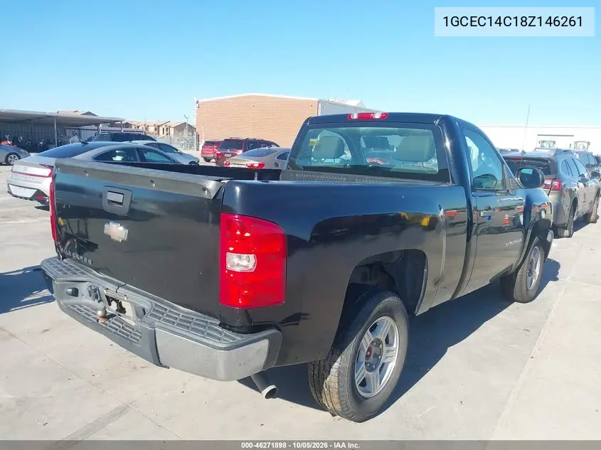 2008 CHEVROLET SILVERADO VIN 1GCEC14C18Z146261 — фото 4