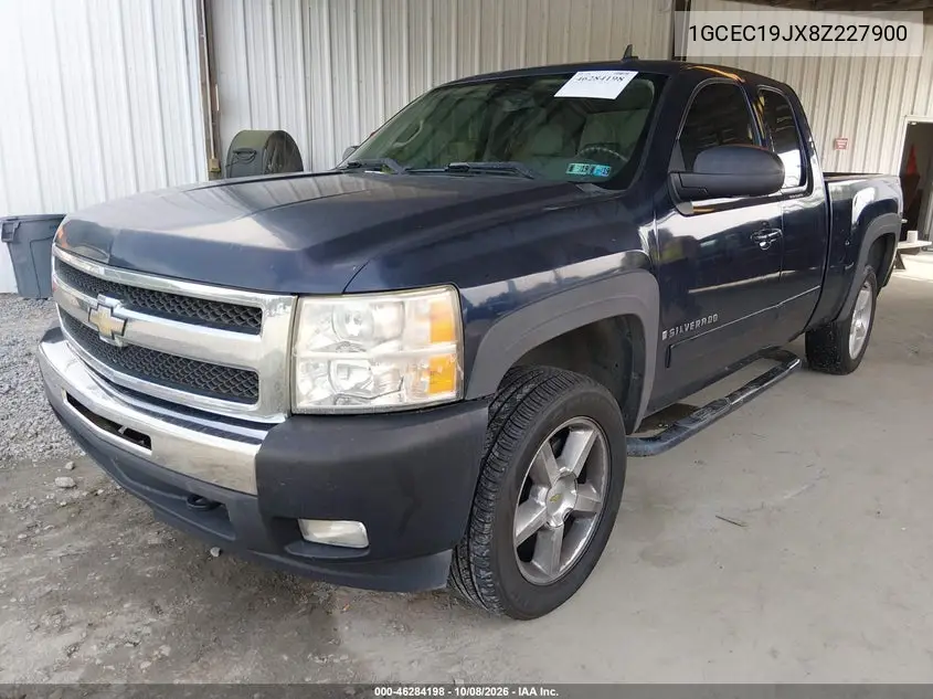 2008 CHEVROLET SILVERADO VIN 1GCEC19JX8Z227900 — фото 2
