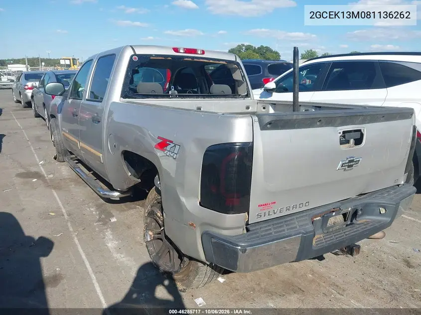 2008 CHEVROLET SILVERADO VIN 2GCEK13M081136262 — фото 3