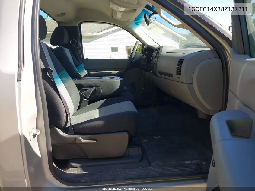 2008 CHEVROLET SILVERADO VIN 1GCEC14X38Z137211 — фото 5
