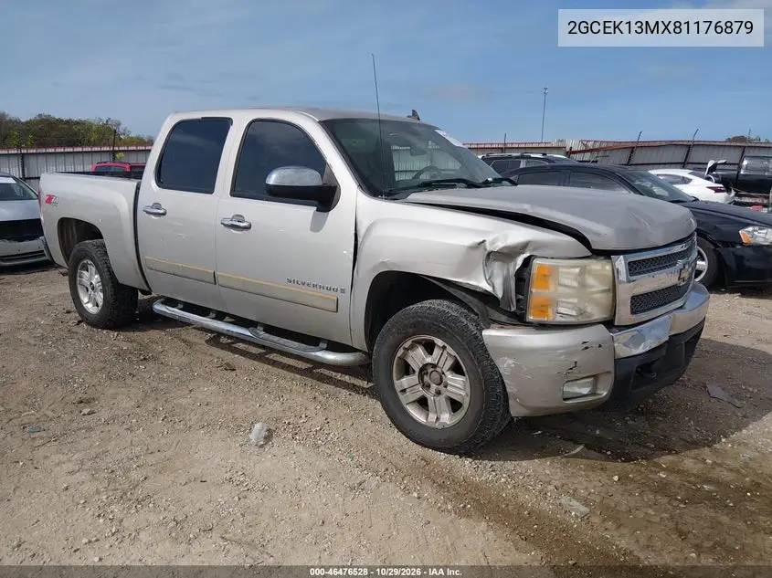 CHEVROLET SILVERADO 2008, VIN 2GCEK13MX81176879