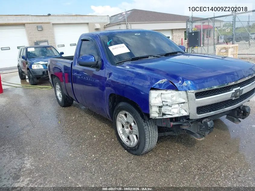 CHEVROLET SILVERADO 2009, VIN 1GCEC14009Z202018