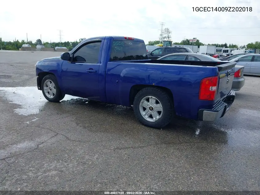 2009 CHEVROLET SILVERADO VIN 1GCEC14009Z202018 — фото 3