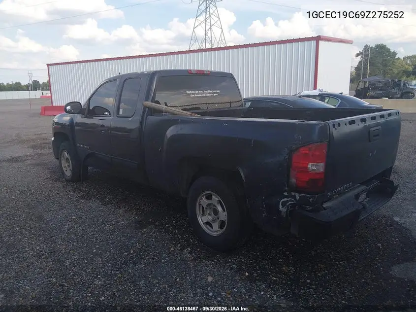 2009 CHEVROLET SILVERADO VIN 1GCEC19C69Z275252 — фото 3