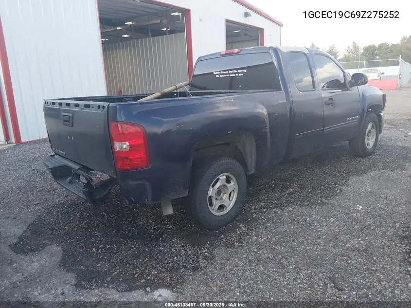 2009 CHEVROLET SILVERADO VIN 1GCEC19C69Z275252 — фото 4