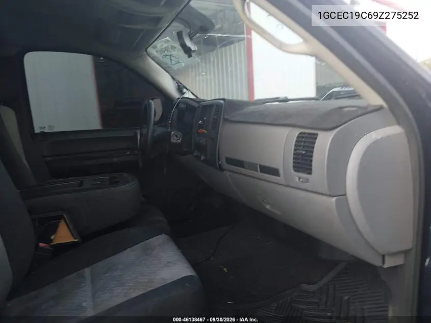 2009 CHEVROLET SILVERADO VIN 1GCEC19C69Z275252 — фото 5