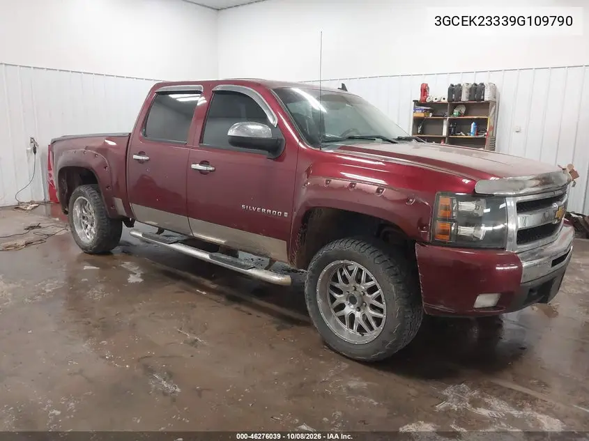 CHEVROLET SILVERADO 2009, VIN 3GCEK23339G109790