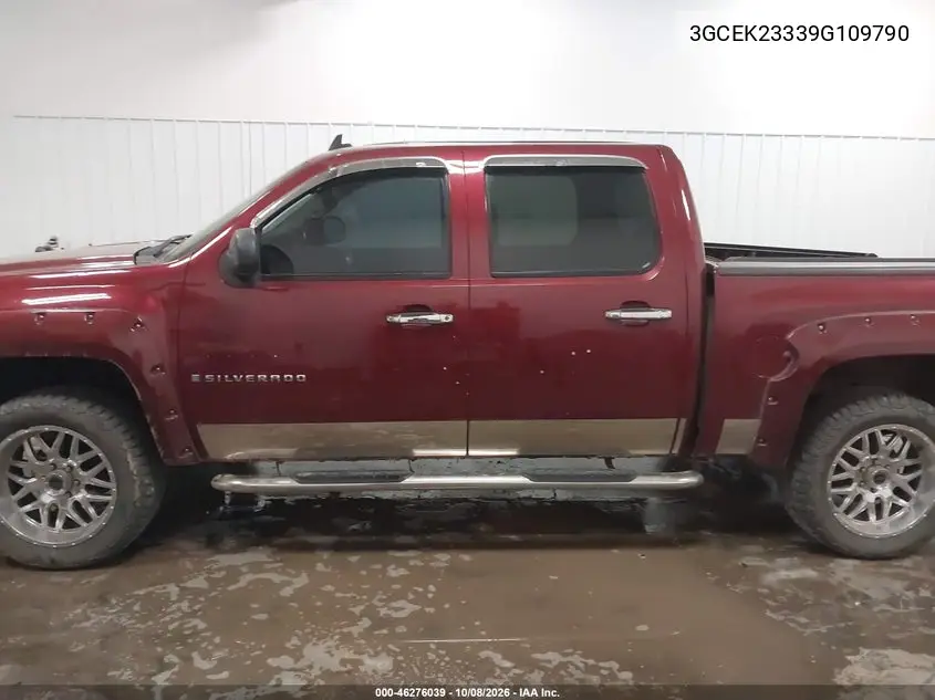 2009 CHEVROLET SILVERADO VIN 3GCEK23339G109790 — фото 14