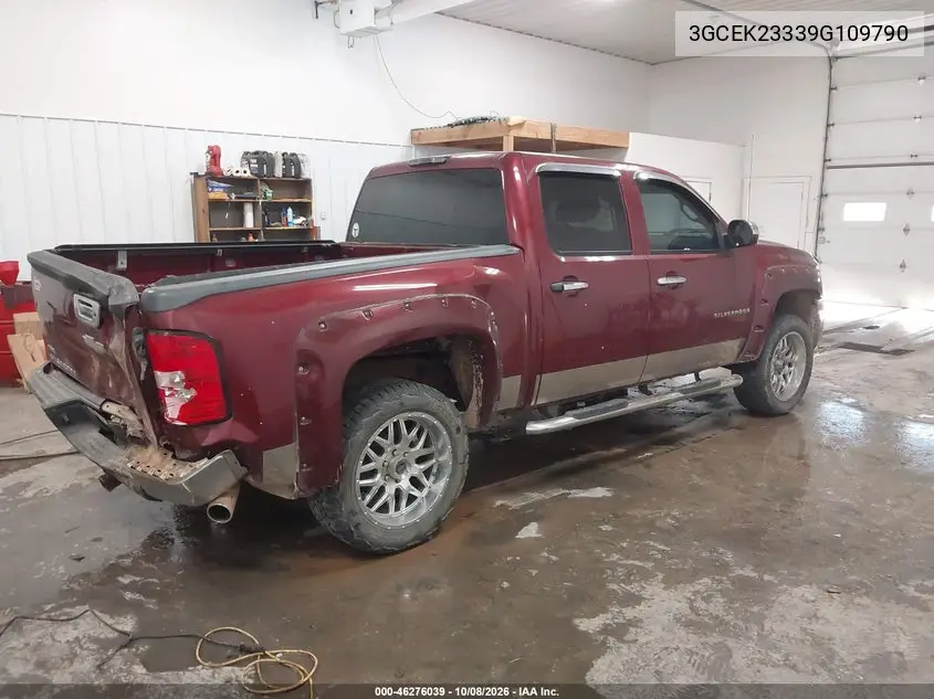 2009 CHEVROLET SILVERADO VIN 3GCEK23339G109790 — фото 4