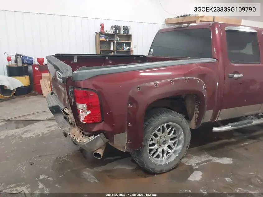 2009 CHEVROLET SILVERADO VIN 3GCEK23339G109790 — фото 6