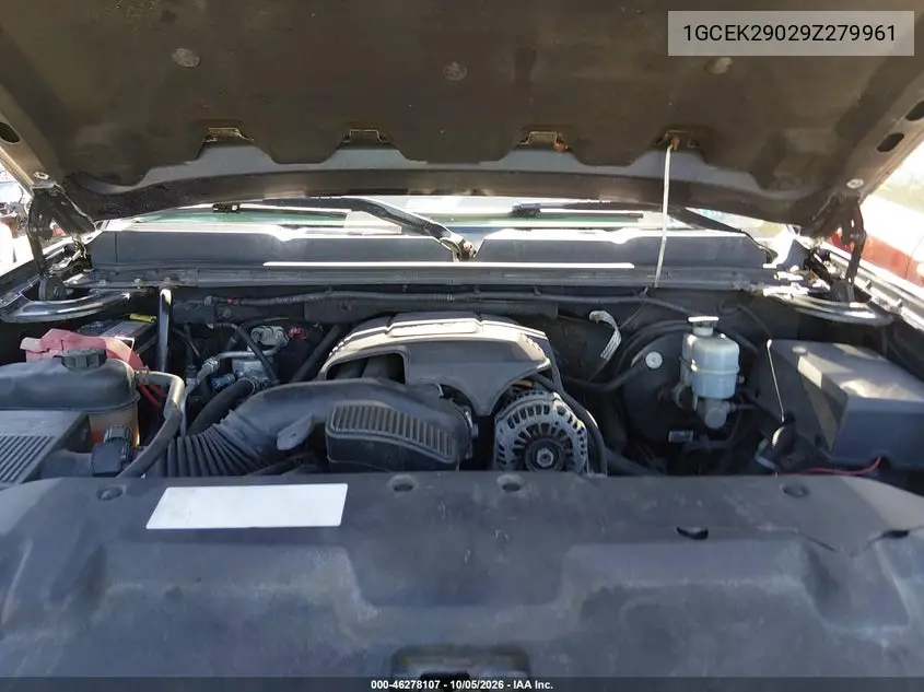 2009 CHEVROLET SILVERADO VIN 1GCEK29029Z279961 — фото 10