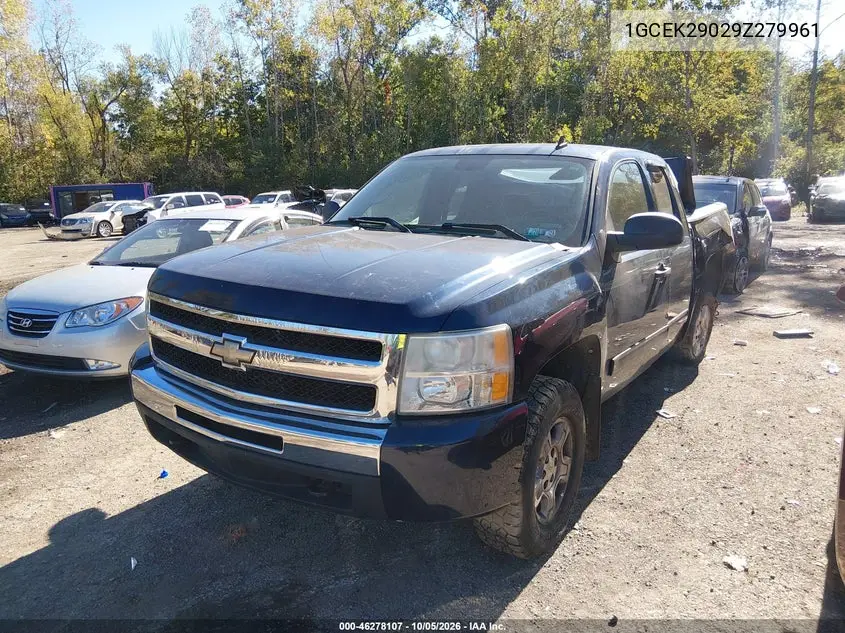 2009 CHEVROLET SILVERADO VIN 1GCEK29029Z279961 — фото 2