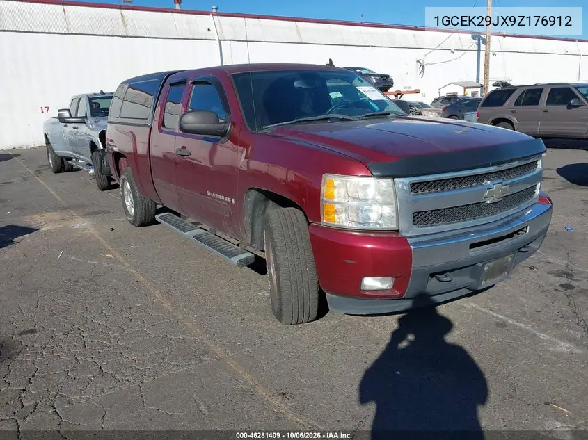 CHEVROLET SILVERADO 2009, VIN 1GCEK29JX9Z176912