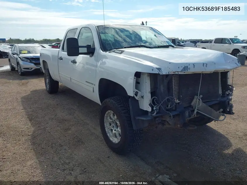 CHEVROLET SILVERADO 2009, VIN 1GCHK53689F185483