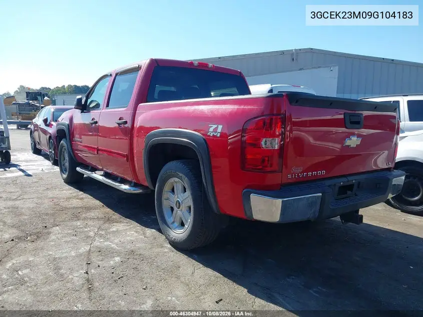 2009 CHEVROLET SILVERADO VIN 3GCEK23M09G104183 — фото 3