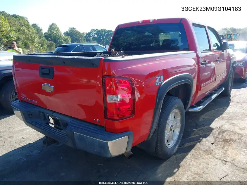 2009 CHEVROLET SILVERADO VIN 3GCEK23M09G104183 — фото 4