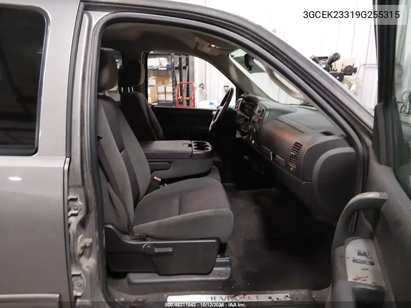 2009 CHEVROLET SILVERADO VIN 3GCEK23319G255315 — фото 5