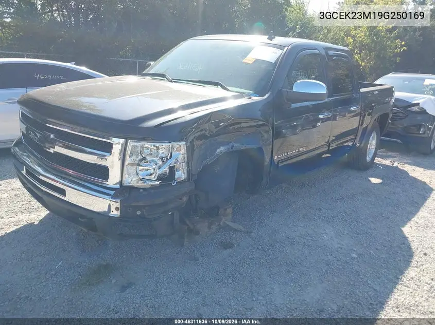 2009 CHEVROLET SILVERADO VIN 3GCEK23M19G250169 — фото 2