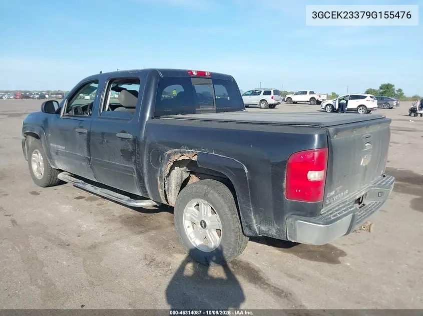 2009 CHEVROLET SILVERADO VIN 3GCEK23379G155476 — фото 3