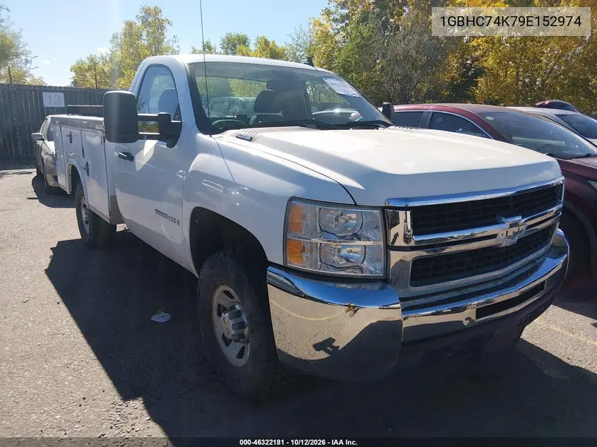 CHEVROLET SILVERADO 2009, VIN 1GBHC74K79E152974