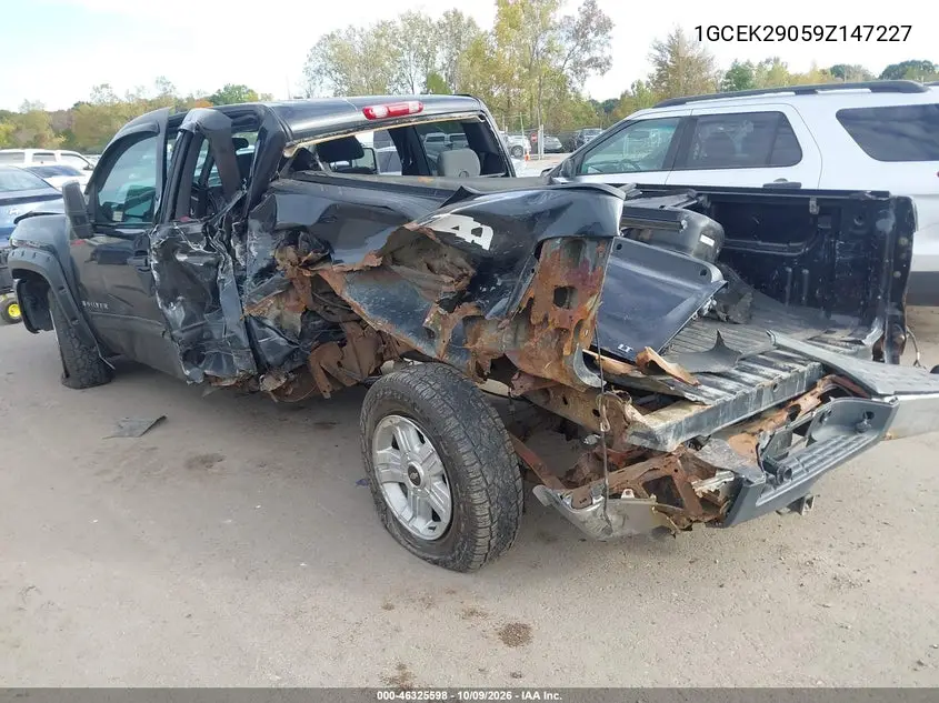 2009 CHEVROLET SILVERADO VIN 1GCEK29059Z147227 — фото 3
