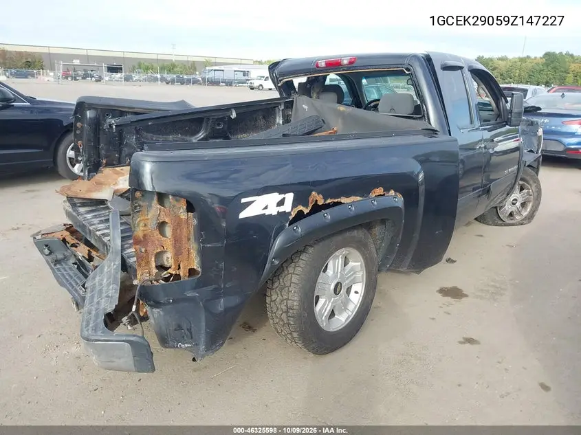 2009 CHEVROLET SILVERADO VIN 1GCEK29059Z147227 — фото 4