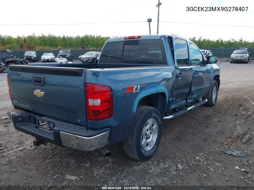 2009 CHEVROLET SILVERADO VIN 3GCEK23MX9G278407 — фото 4