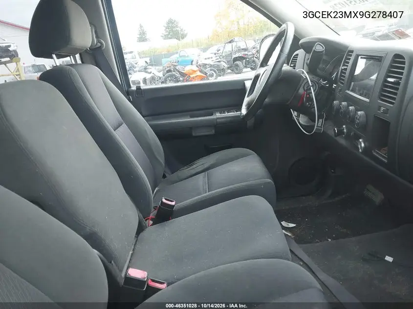 2009 CHEVROLET SILVERADO VIN 3GCEK23MX9G278407 — фото 5