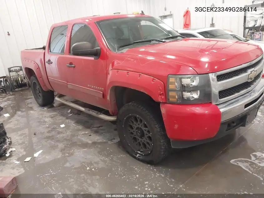CHEVROLET SILVERADO 2009, VIN 3GCEK23349G286414