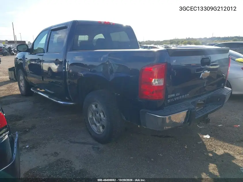 2009 CHEVROLET SILVERADO VIN 3GCEC13309G212012 — фото 3