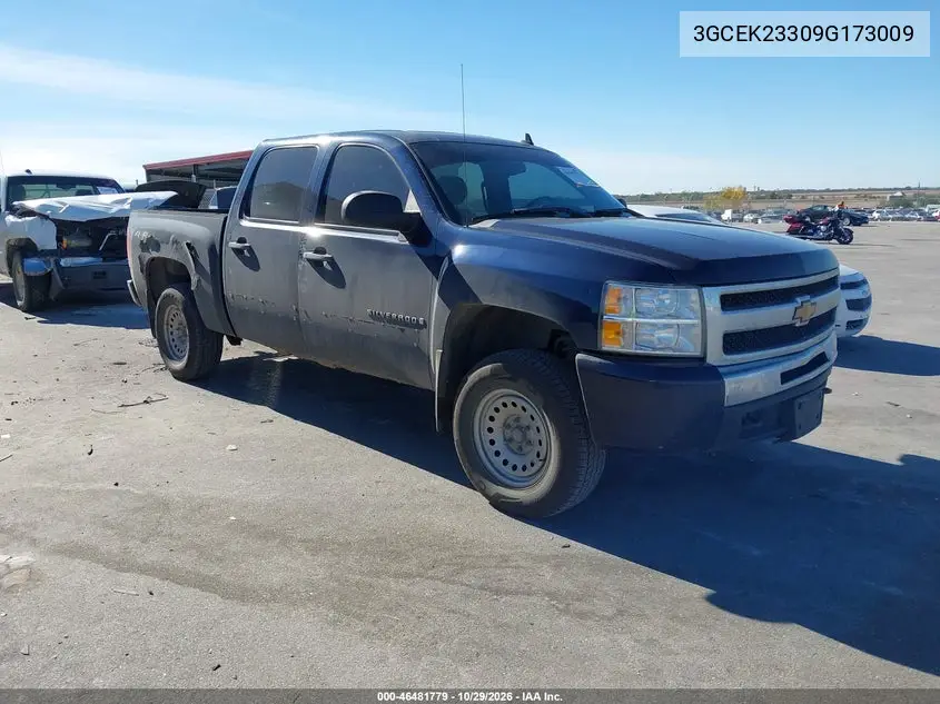 CHEVROLET SILVERADO 2009, VIN 3GCEK23309G173009
