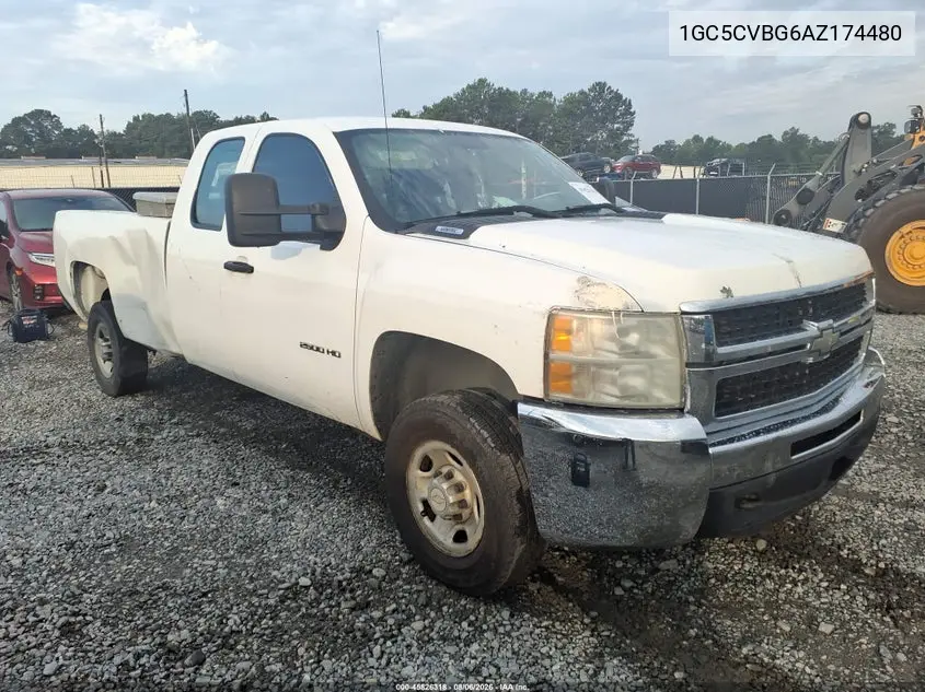 CHEVROLET SILVERADO 2010, VIN 1GC5CVBG6AZ174480