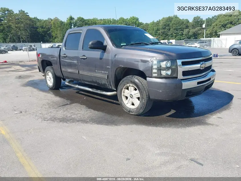 CHEVROLET SILVERADO 2010, VIN 3GCRKSE37AG283493