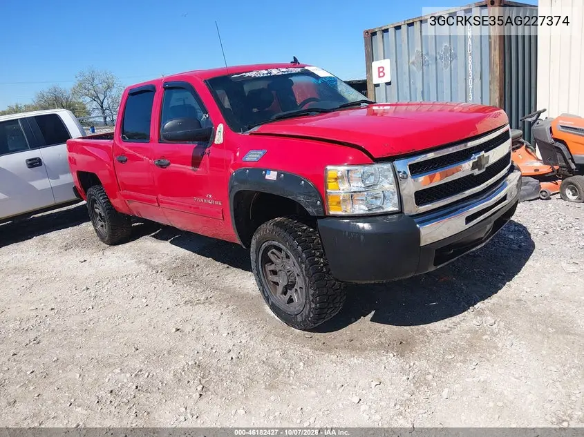 CHEVROLET SILVERADO 2010, VIN 3GCRKSE35AG227374