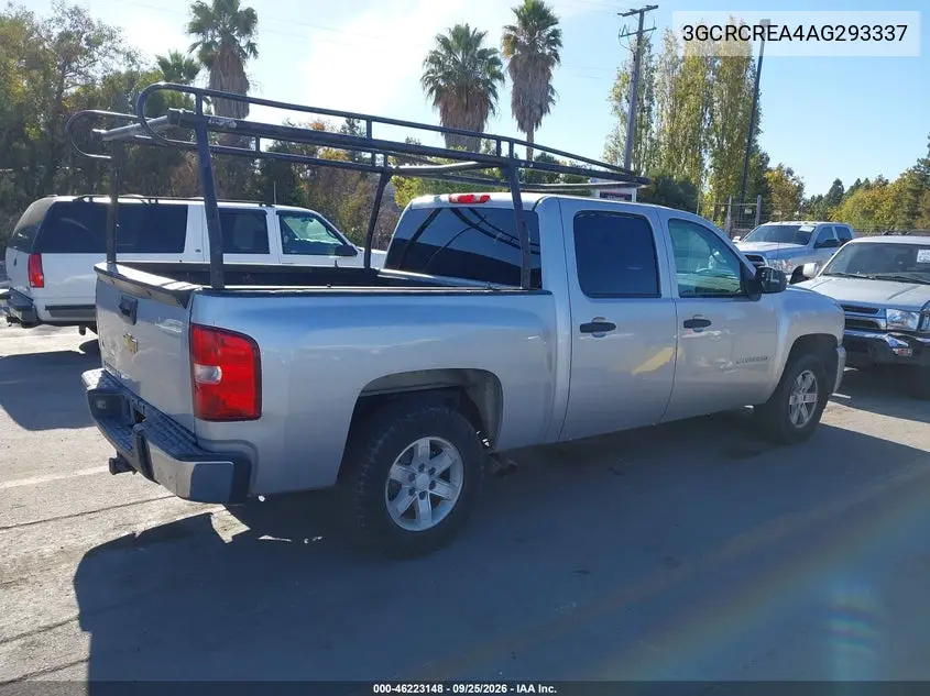 2010 CHEVROLET SILVERADO VIN 3GCRCREA4AG293337 — фото 4