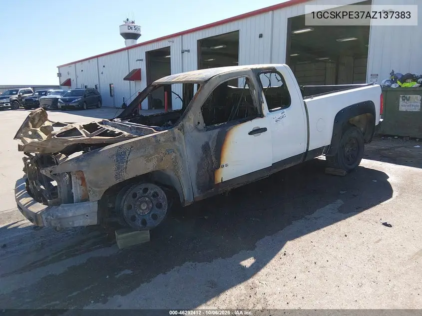 2010 CHEVROLET SILVERADO VIN 1GCSKPE37AZ137383 — фото 2