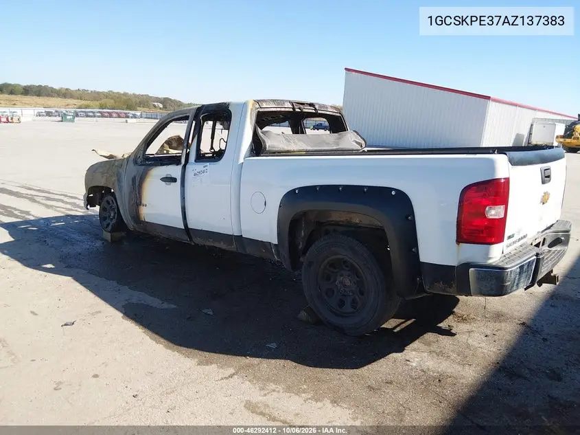 2010 CHEVROLET SILVERADO VIN 1GCSKPE37AZ137383 — фото 3