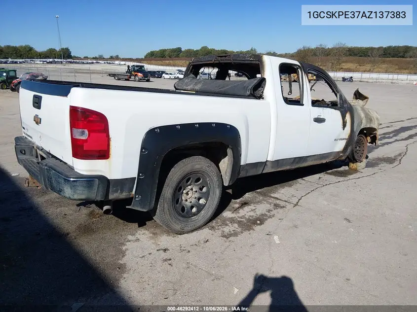 2010 CHEVROLET SILVERADO VIN 1GCSKPE37AZ137383 — фото 4