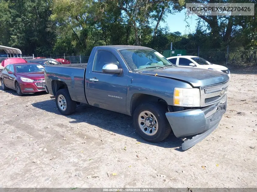 CHEVROLET SILVERADO 2010, VIN 1GCPCPEX9AZ270426