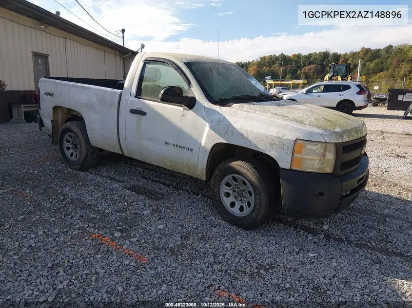 CHEVROLET SILVERADO 2010, VIN 1GCPKPEX2AZ148896