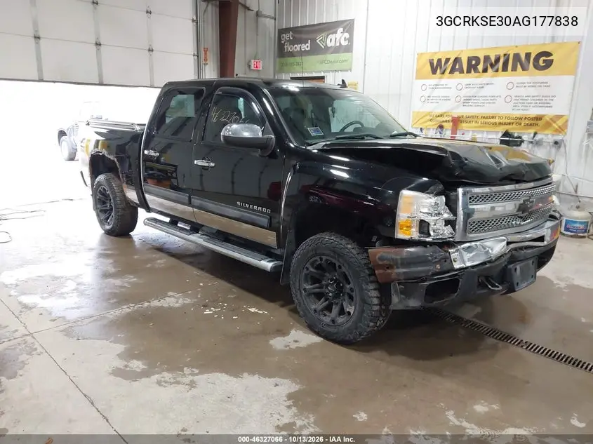 CHEVROLET SILVERADO 2010, VIN 3GCRKSE30AG177838