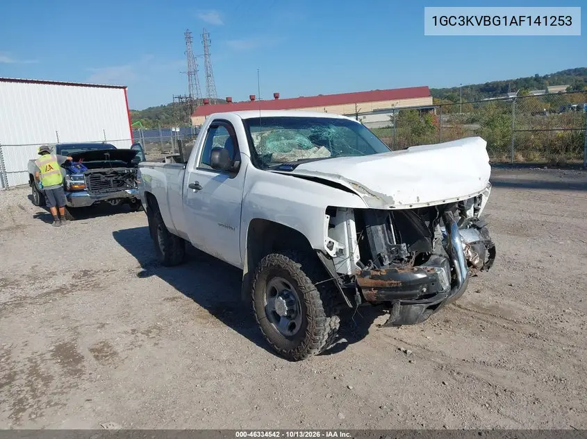 CHEVROLET SILVERADO 2010, VIN 1GC3KVBG1AF141253