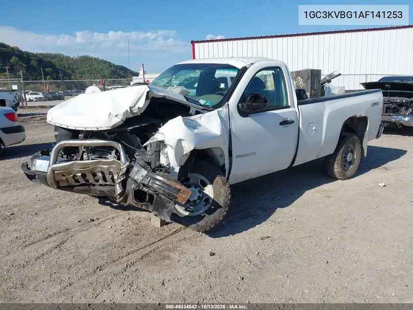 2010 CHEVROLET SILVERADO VIN 1GC3KVBG1AF141253 — фото 2